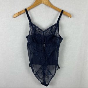 Wacoal Level Up Lace Bodysuit Navy